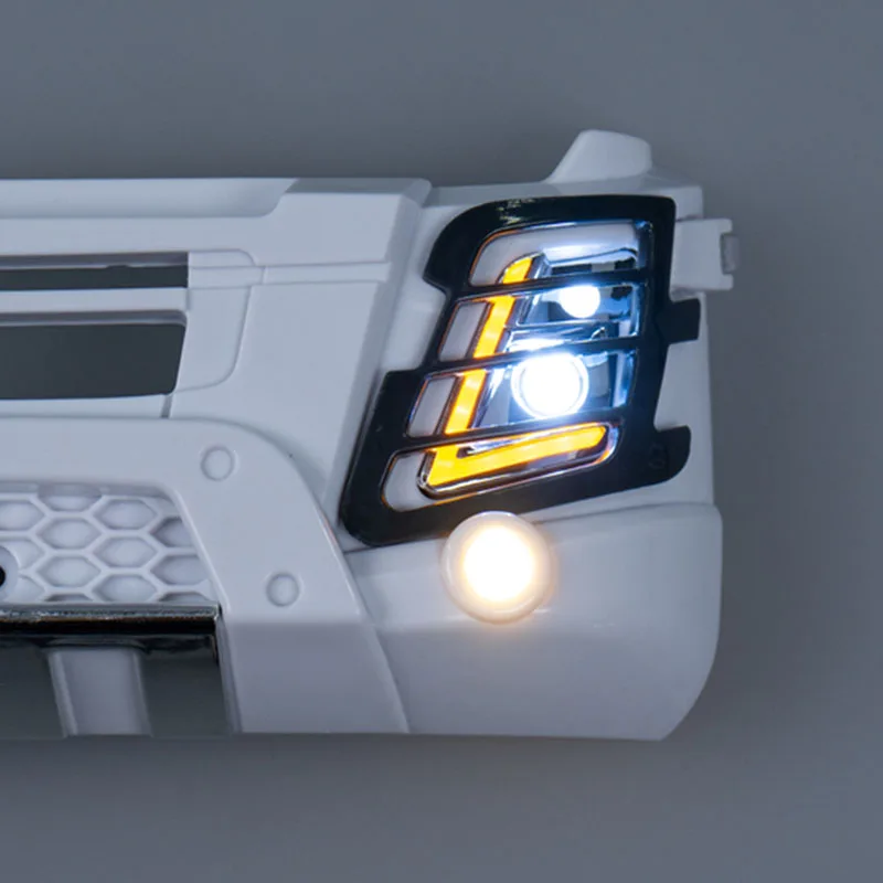 1:14th مقياس LED المصابيح الأمامية بدوره إشارة الضوء الخلفي نظام الإضاءة ل Tamiya RC شاحنة قلابة فولفو FMX JDMODEL لتقوم بها بنفسك