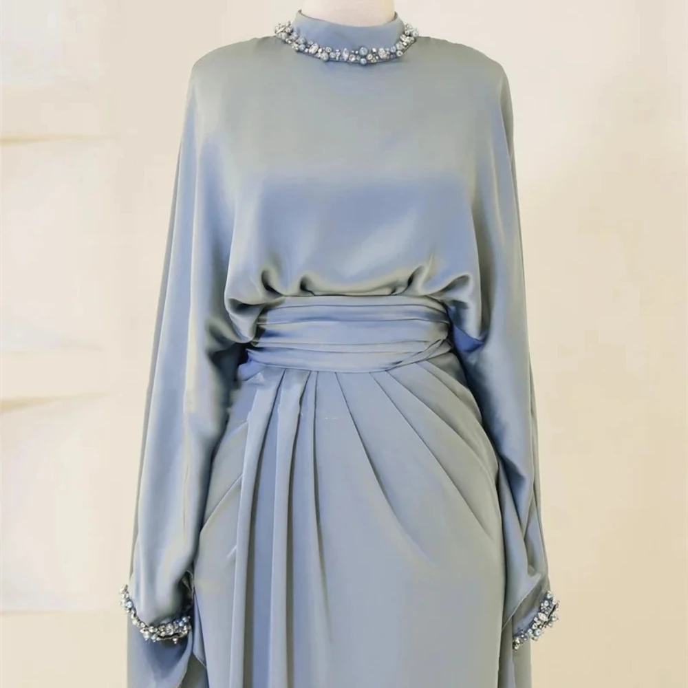 Fashion Satin Ball Dress High Quality Elegant Luxury Ball Saudi Arabian Dubai Ball Dress 2024 Women\'s Formal Party Evening Dress