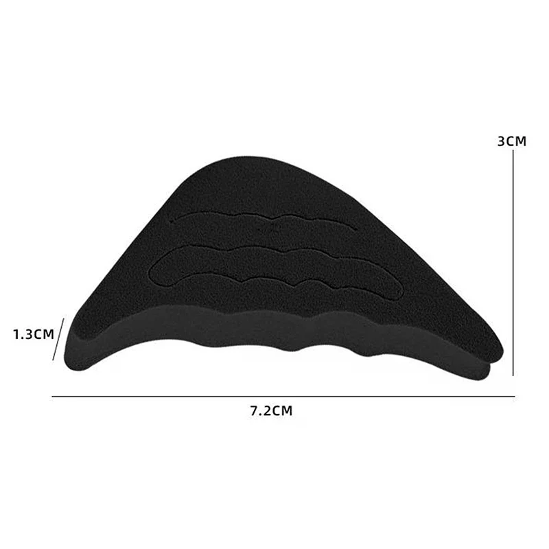 Memory Foam Toe Plug Soft Half Insoles Reusable Toe Sponge Filler Insert For Shoes Adjustable Too Big Foot Brace Pads Unisex