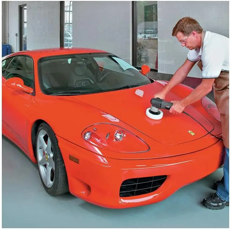Polidora de Carro de 6 Polegadas com Velocidade Variável, Polidor Orbital para Detalhamento, Ação Sem Marcas