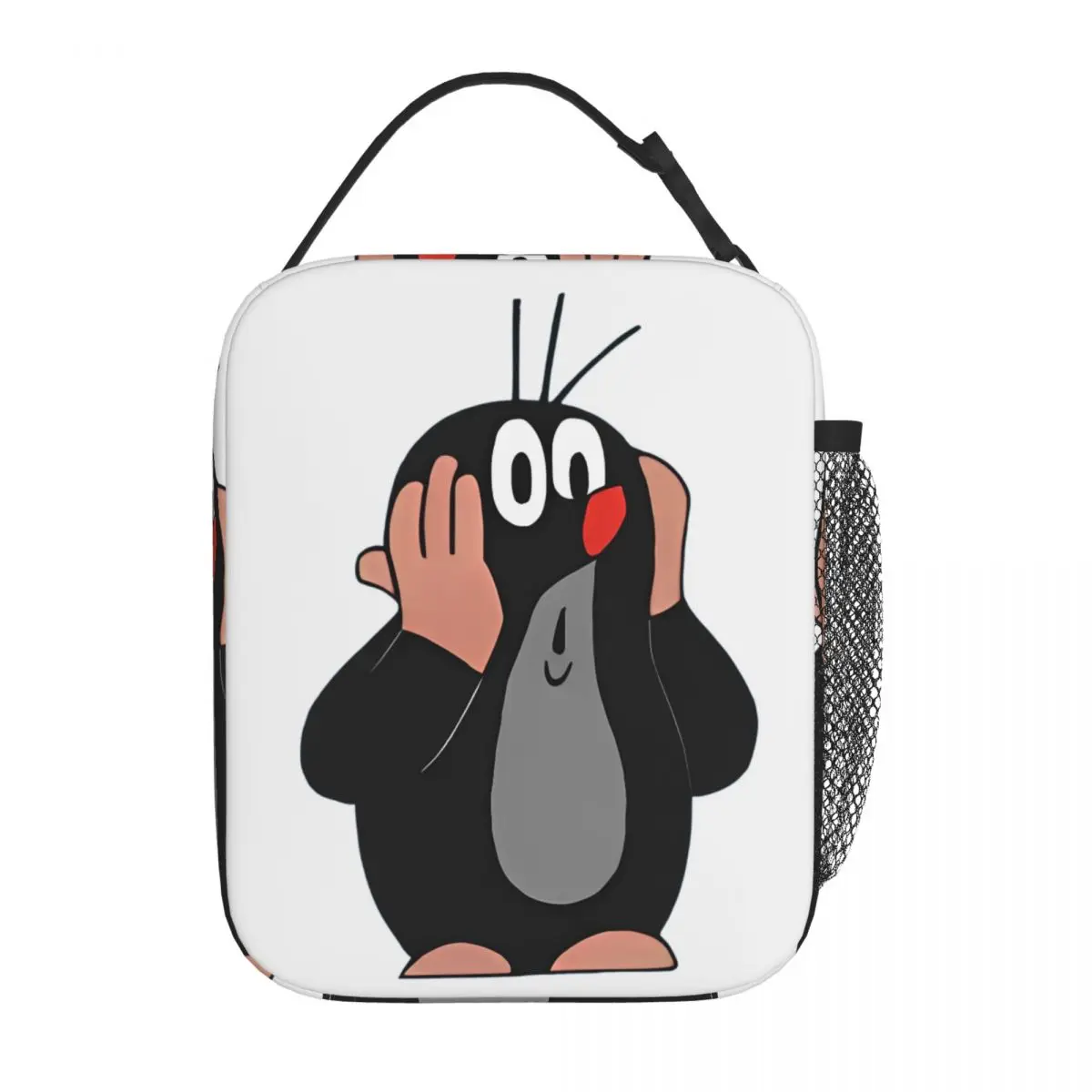 أكياس الغداء المعزولة من ليتل مول، حقيبة حرارية قابلة لإعادة الاستخدام   حاوية غداء كارتون فريندز معًا، حقيبة غداء كبيرة