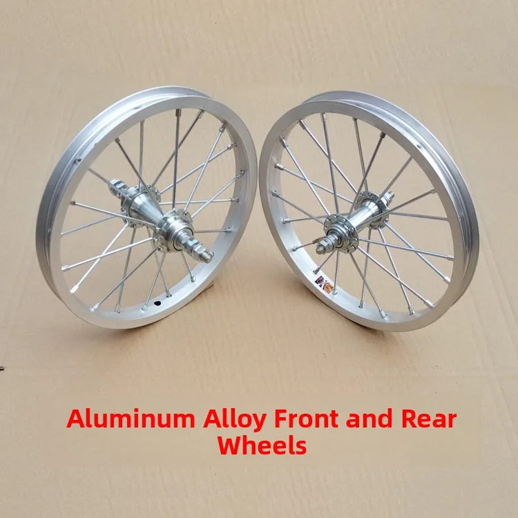 Accessoires de vélo pour enfants jante en acier jante en aluminium 2/4/6/8/20 pouces jante de roue avant et arrière jante de vélo pliante