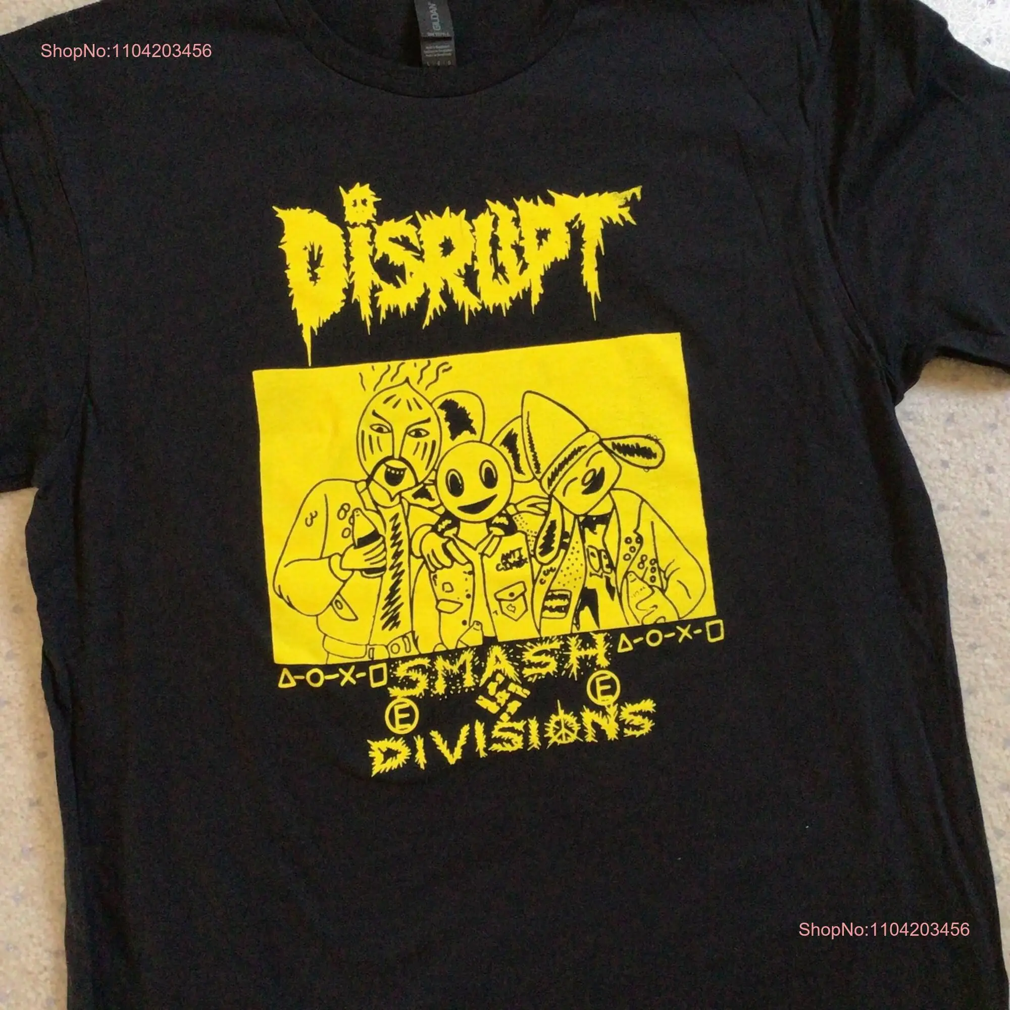 Disrupt smash divisions parappa the rapper T Shirt long or short sleeves