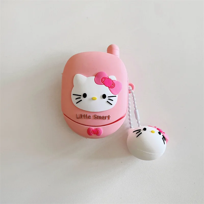 Hello Kitty für Airpods-Hülle, rosa Handyhülle für Airpods Pro 2, stoßfeste Kopfhörer-Anime-Hülle für Airpods 3-Hülle