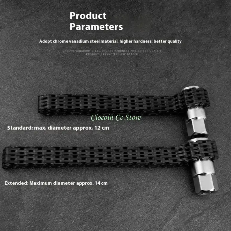 

X90F Oil Filter Wrench Removal Tool CorrosionProof Steel Professional Automotive Tool