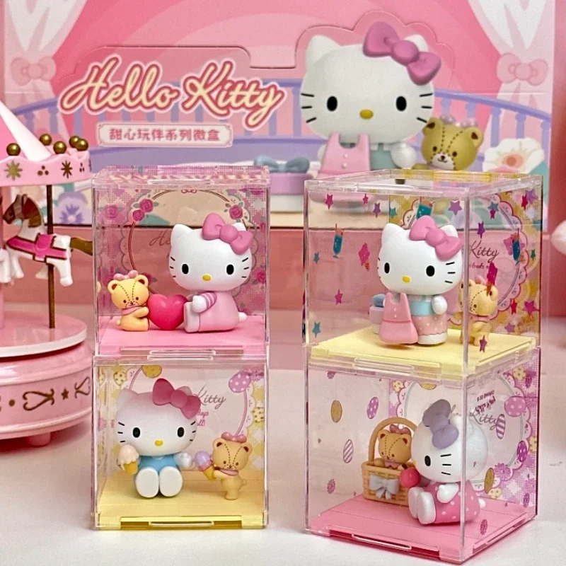 Sanrio Hello Kitty Sweetheart Playmate Series Blind Box Ornamenten Kinderspeelgoed Kerst Verjaardagscadeaus Kamerdecoratie