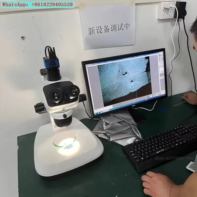 Penetration microscope with 4K camera software and computer complete set High precision optical penetration tester