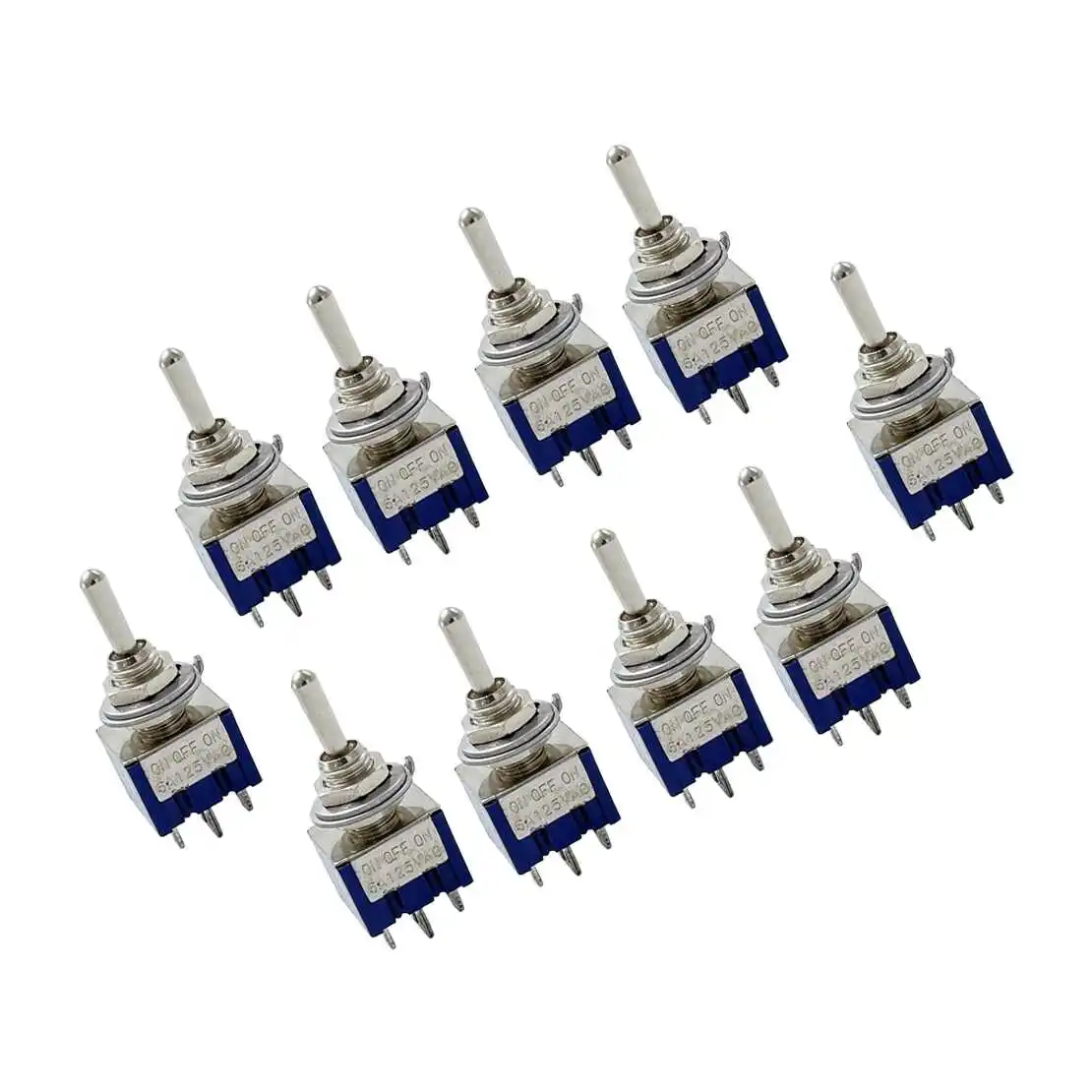 

10Pcs 6PIN 3Position Mini Toggle Switch Universal For Car Boat