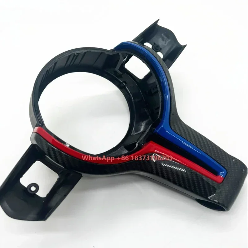 

Carbon Fiber Steering Wheel Cover for F30 F10 F18 F20 F25 F34 F48 M3 M6 550D 328M 1 2 3 4 5 6 7 Series Cover Kit Upgrade