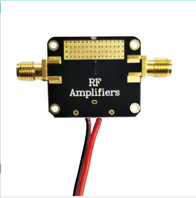 RF Amplifier Low Noise LNA Broadband 10M-8GHz Gain 12dB Gain Onboard Shield Cover