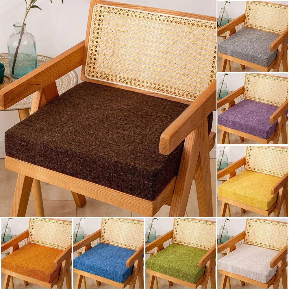 Cojín grueso para silla de 3cm, 5cm y 8cm, cojín de esponja extraíble de alta densidad, cojín para sofá, Cojines Decorativos suaves y cómodos