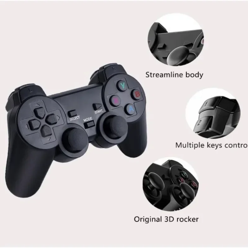 M8 فيديو ريترو لعبة وحدة التحكم المزدوج لوحة ألعاب لاسلكية التلفزيون لعبة عصا 4K HD 20000 الألعاب الكلاسيكية ريترو يده لعبة لاعب