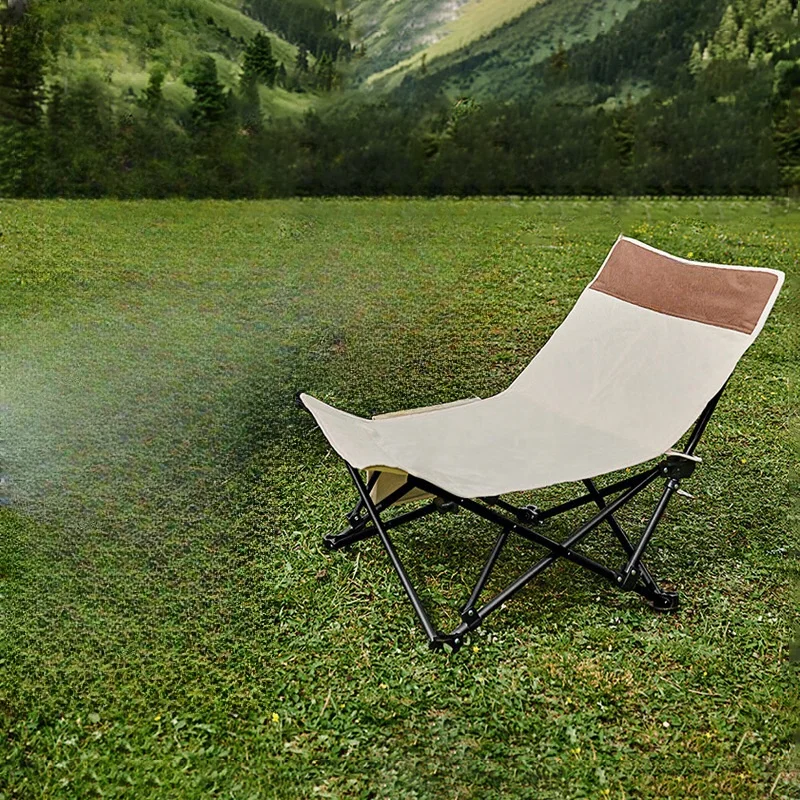 Portable outdoor folding chair, high back moon chair, fishing stall, picnic table chair, camping folding table chair