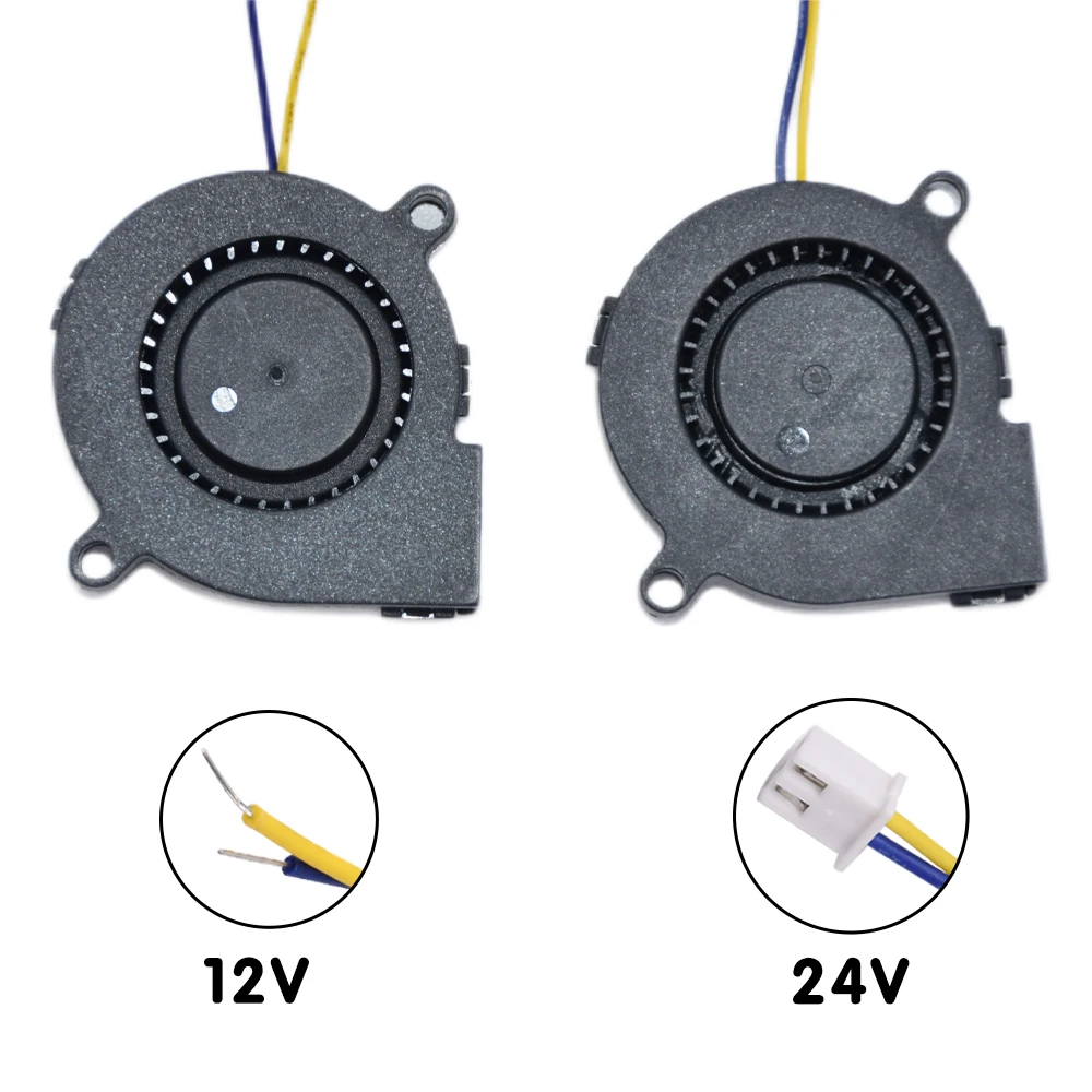 JIANLAI 3D printer accessories 4010/5015 Cooling fan 12V 24V fan Turbo brushless FAN DIY 3D printing accessories