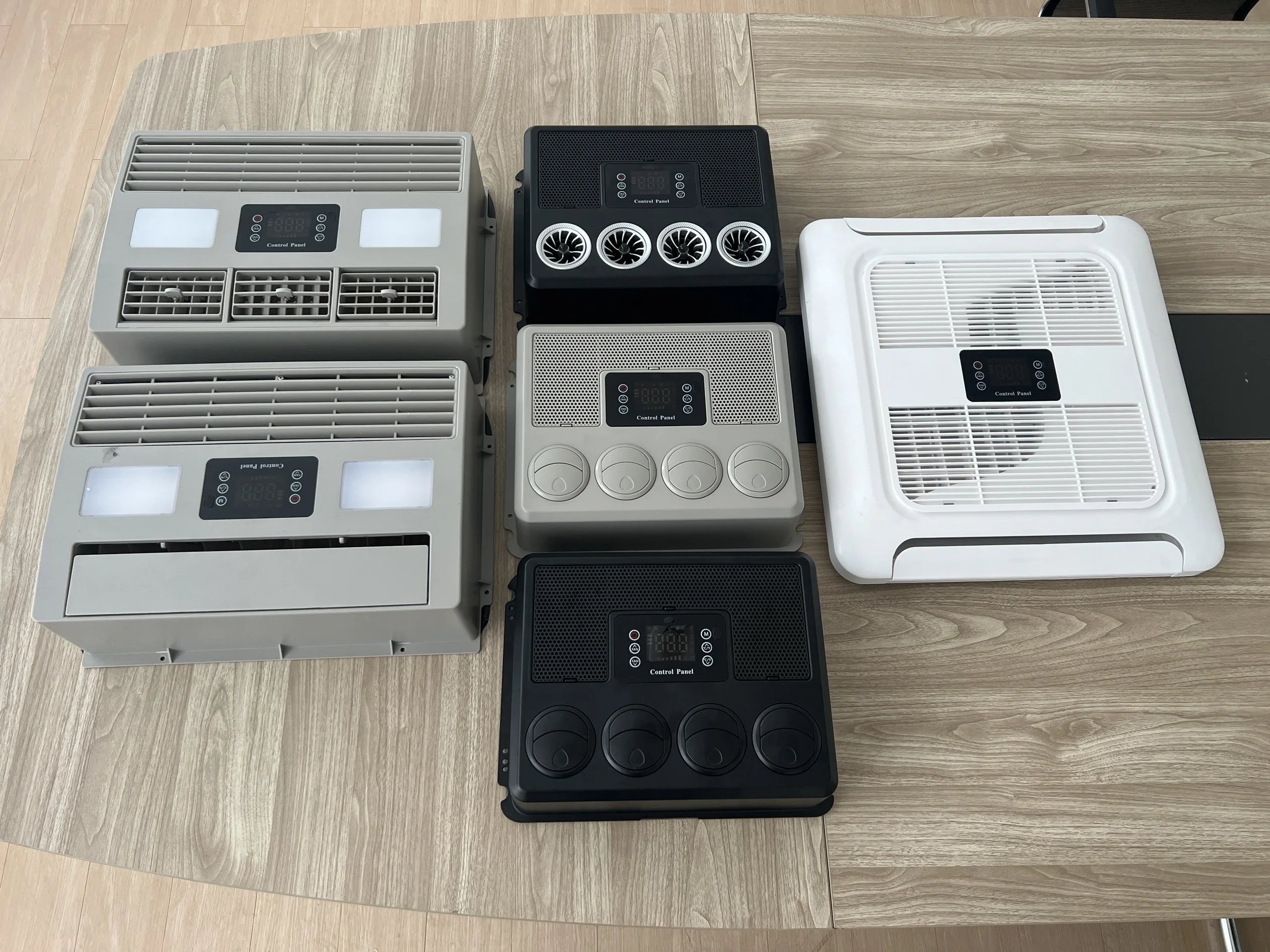 12V24V RV شاحنة حافلة مكيف الهواء الكهربائي 48 فولت وقوف السيارات برودة مزدوجة مروحة الدوار ضاغط 12 فولت العاكس تكييف الهواء #4