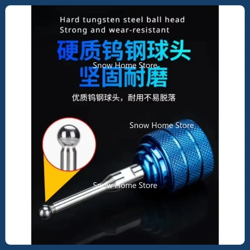 Magnetic Touch Probe with Locating Ball, Precision Centering Sensor for WEDM & EDM Machine, Zero Point Positioning Gauge150-200L