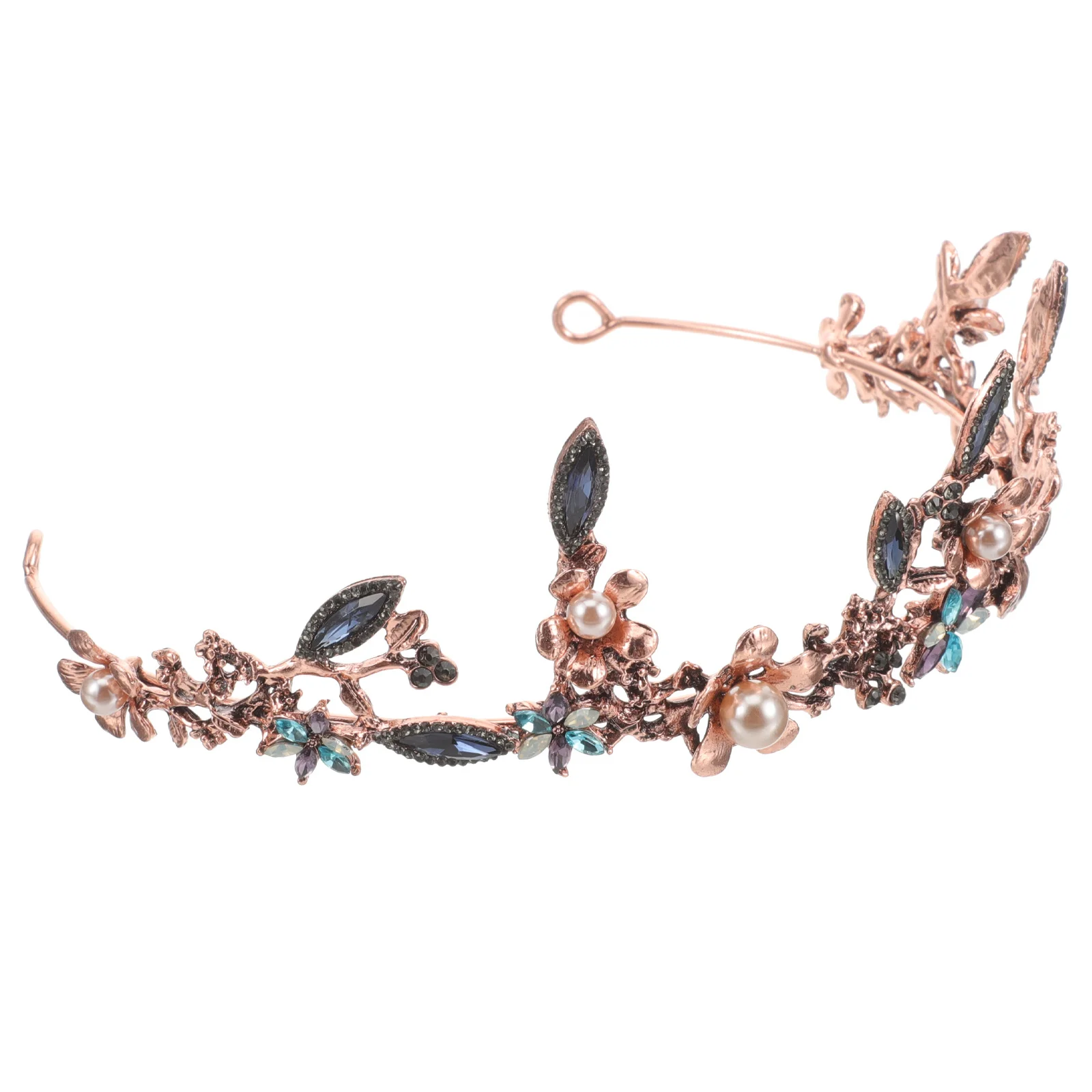 

Baroque Wedding Tiara Crown Bridal Hair Hoop Exquisite Lightweight Durable Engagement Hair Accessories Women Tiara