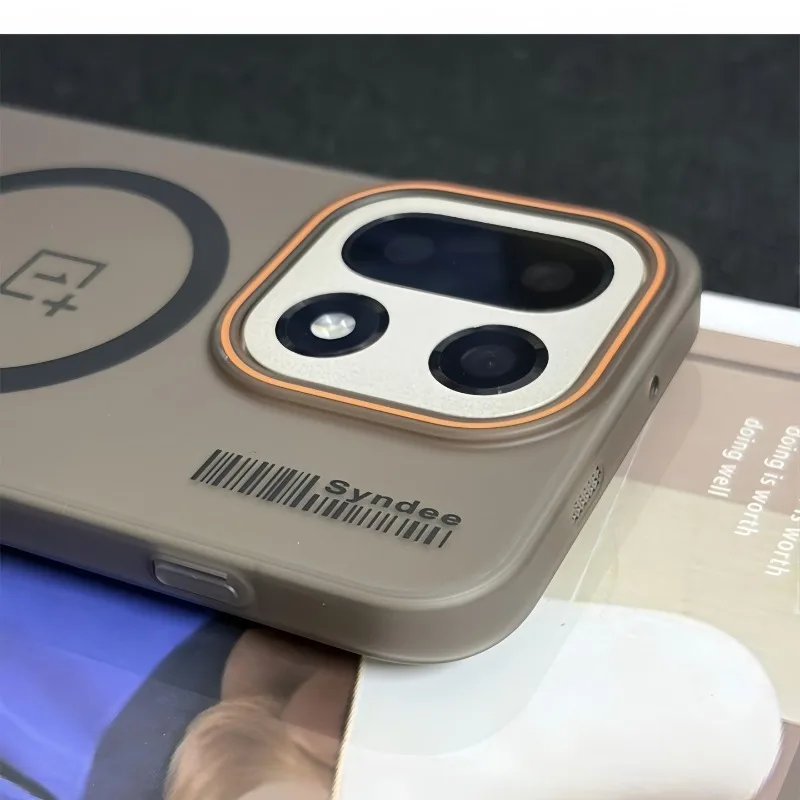 لون الحلوى الباركود المغناطيسي متجمد هارد شل ل ممن لهم رينو 15 برو ماكس 14 برو F/FS A6Pro A5X 4/5G مكافحة الإفلات حماية غطاء نحيف