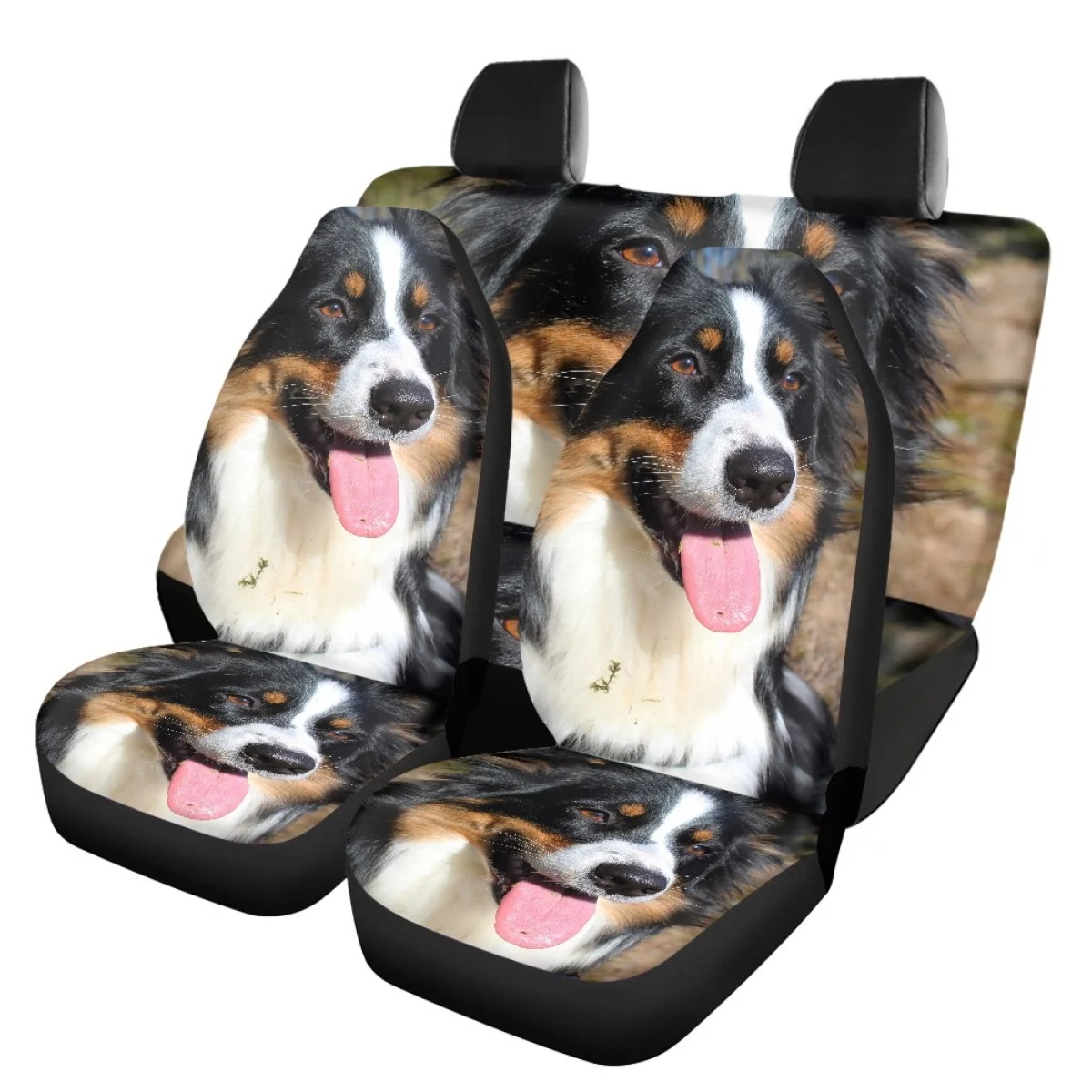 Bernese Mountain Dog Design Car Seat Covers Fit Most Cars Cute Elephant Pattern Vehicle Seat Covers Front/Back Seat Breathable