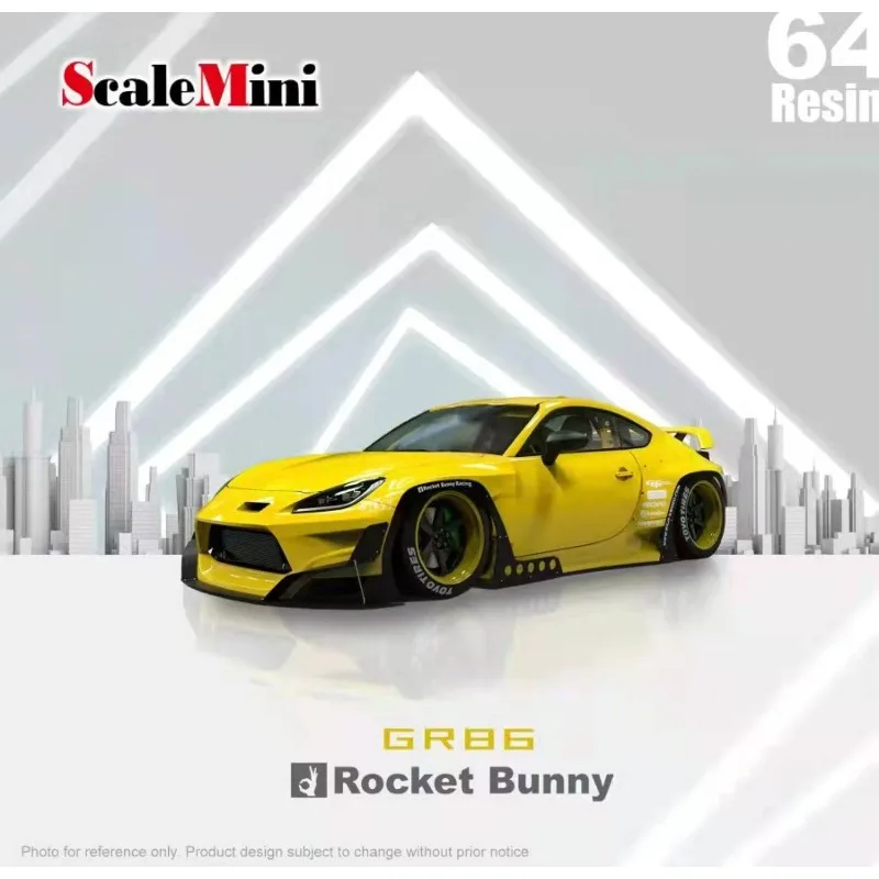 Scalemini SM 1:64 Scale Pandem GR86 Widebody Modified Version of Rocket Rabbit Resin Car Model