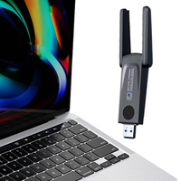 1200Mbps USB 3.0 Lan Ethernet Adapter Dual Band 2.4G 5Ghz Ethernet Receiver Dual Antenna Wireless Transmitter Receiver for PC