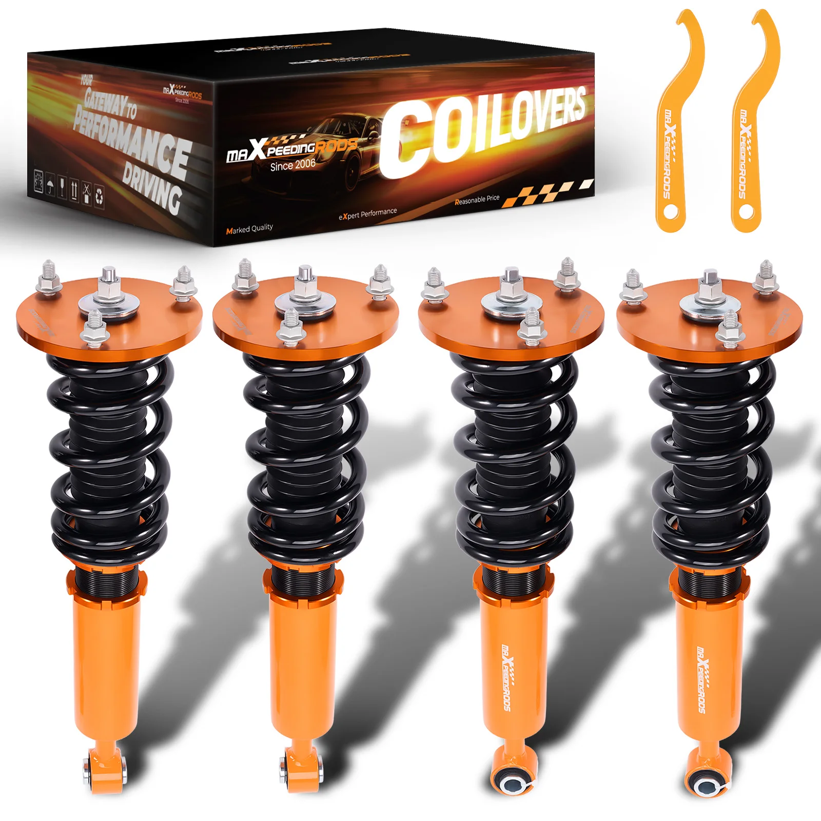 

Комплект опускания койловеров для Lexus LS430 UCF30 XF30 2001-2006, регулируемый