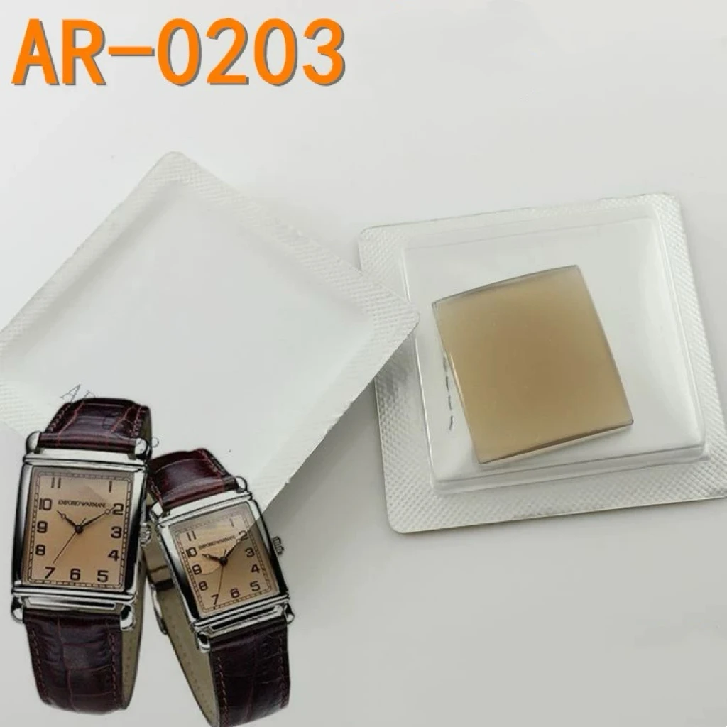 

Square Mineral Glass AR-0203 AR0204 0240 1114 AR-0285 AR0492 Brown Transparent White Watch Crystal Watches Replace Repair Parts