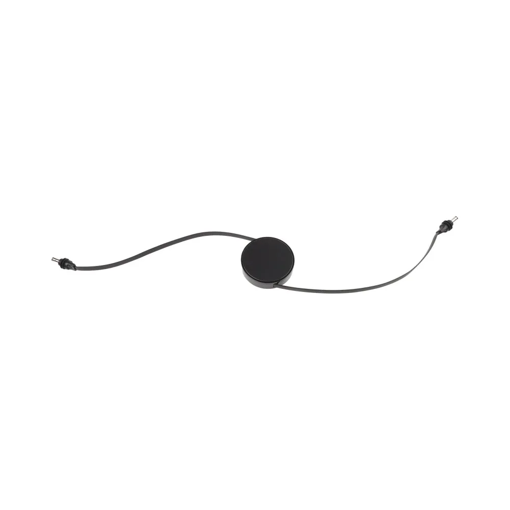 Retractable DC Cable 1.6m for Starlink with DC5521 Connector Space Saving Free Cord for Outdoor Activities Retractable