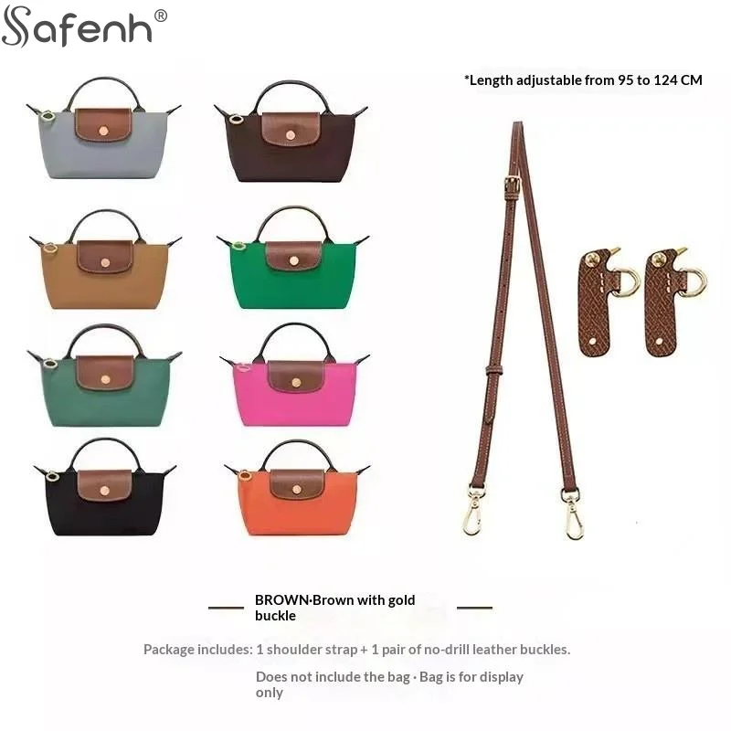 Dumpling Bag Shoulder Strap Modification Hardware No Drilling Simple Replacement Strap Solution For Bag Upgrades And Repairs