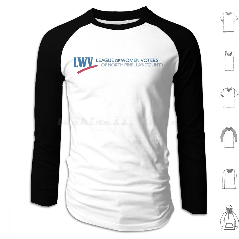 Celebrating 70 Lwv North Pinellas County Hoodie cotton Long Sleeve Lwvnpc League Women Voters Clearwater Dunedin Safety Harbor