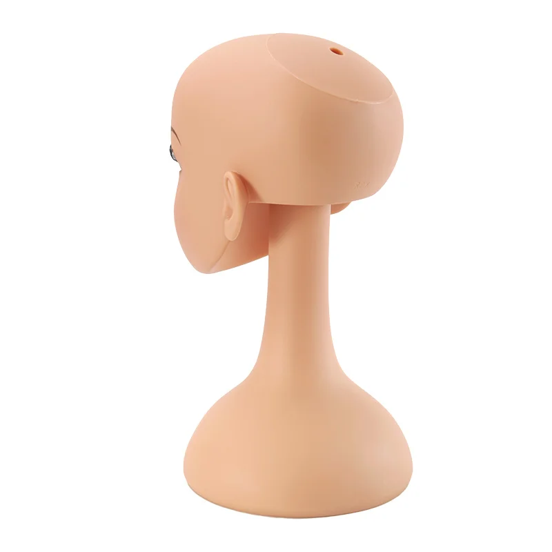 A Hard Skin PVC Children's Head Mannequin Detachable Standing Lady's Kid's Head Model Wig Hat Display Prop