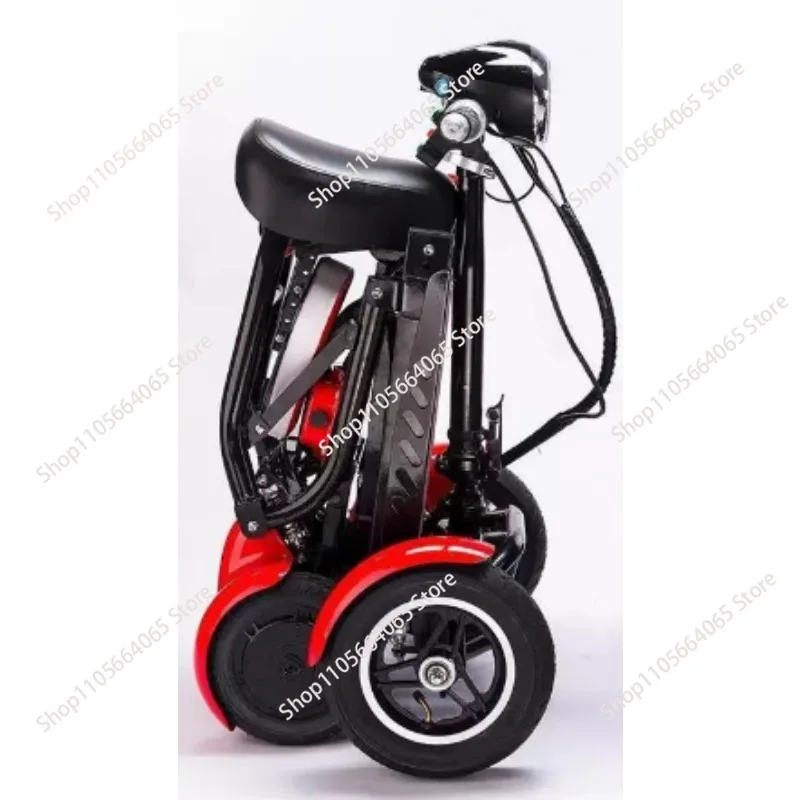 Enhance 4-Wheel Electric Folding Mobility Scooter Foldable Travel-Perfect Transformer for Elderly Convenient Portable Scooter