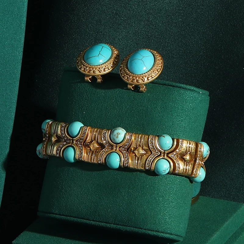Винтажный комплект украшений и – обзор и цена Turquoise Stone Ring