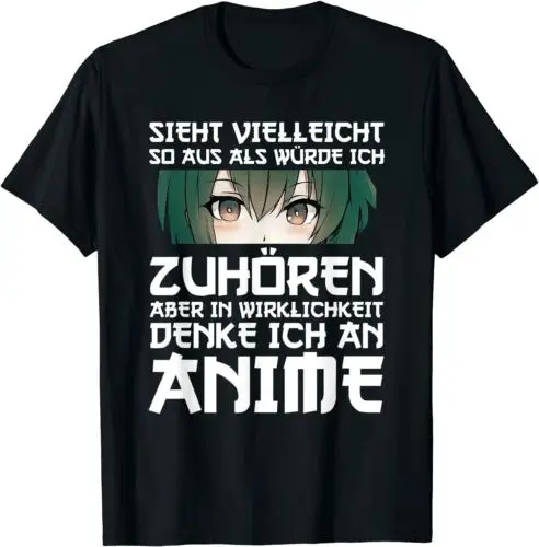 Neu Geschenkidee Anime Spruch Premium T-shirt