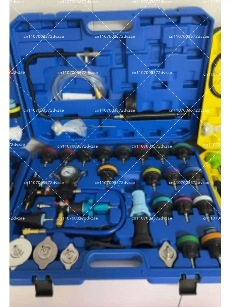 28PCS  And 34PCS  Car  Radiator Pressure Tester Set Vacuum Type Cooling System Test Water Tank Leak Detection Detector Tool