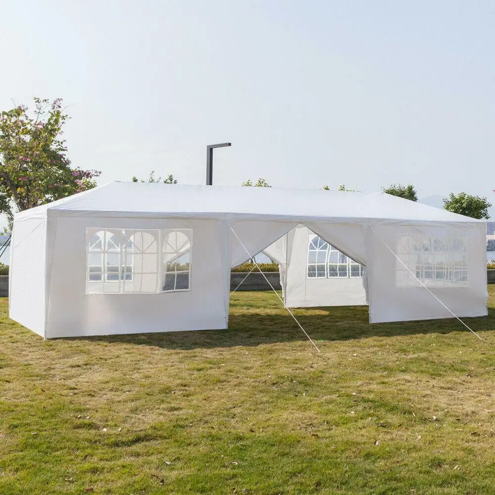 Gazebo da esterno tenda a baldacchino tenda per feste di matrimonio Patio /w pareti rimovibili, tenda a baldacchino impermeabile facile da montare per eventi nel cortile