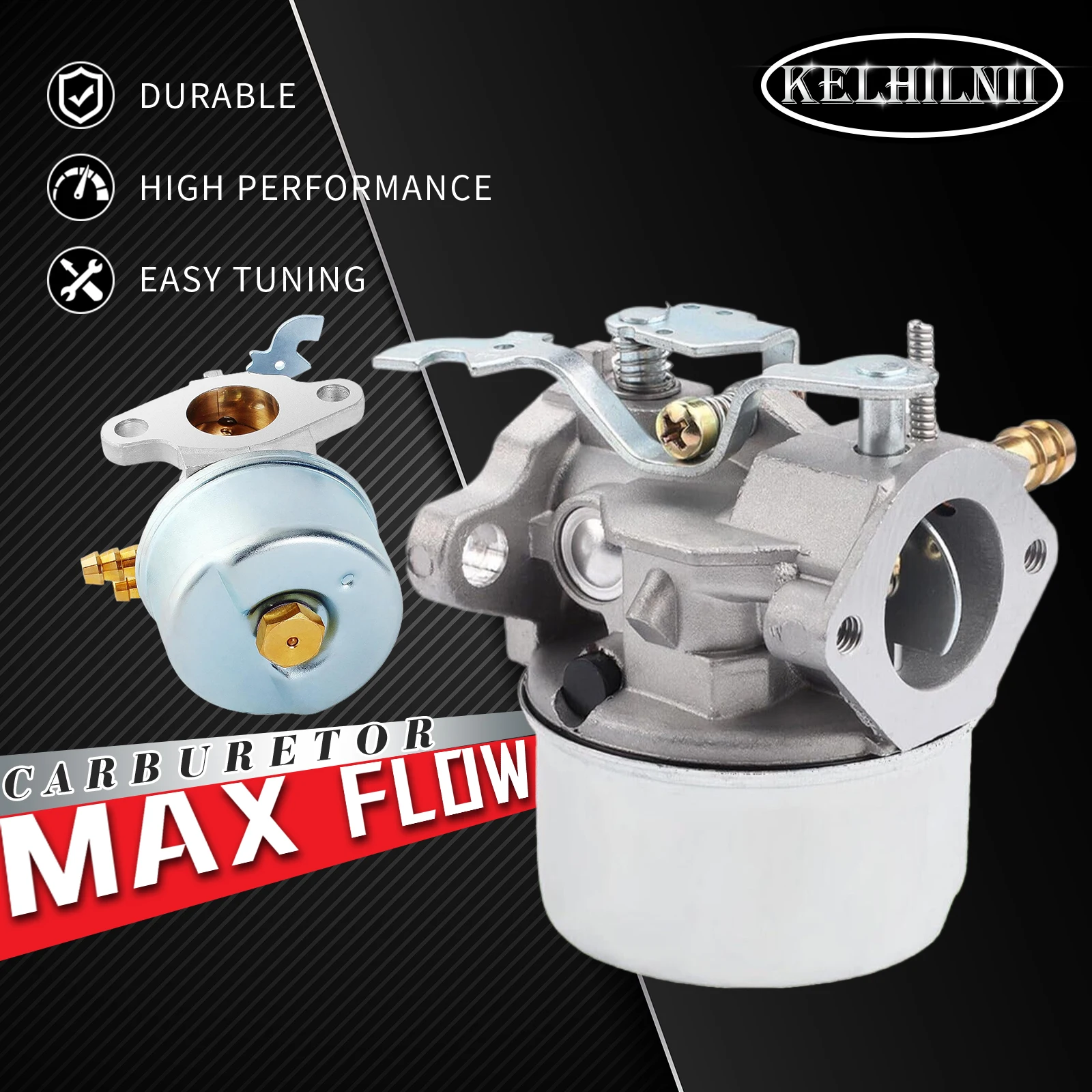 640340 Carburetor For Tecumseh 6hp 640305 640306A 640340 640346 640222A 640060A 50-665 Fits OH195 OHH50 OHH55 OHH60 OHH65 Engine