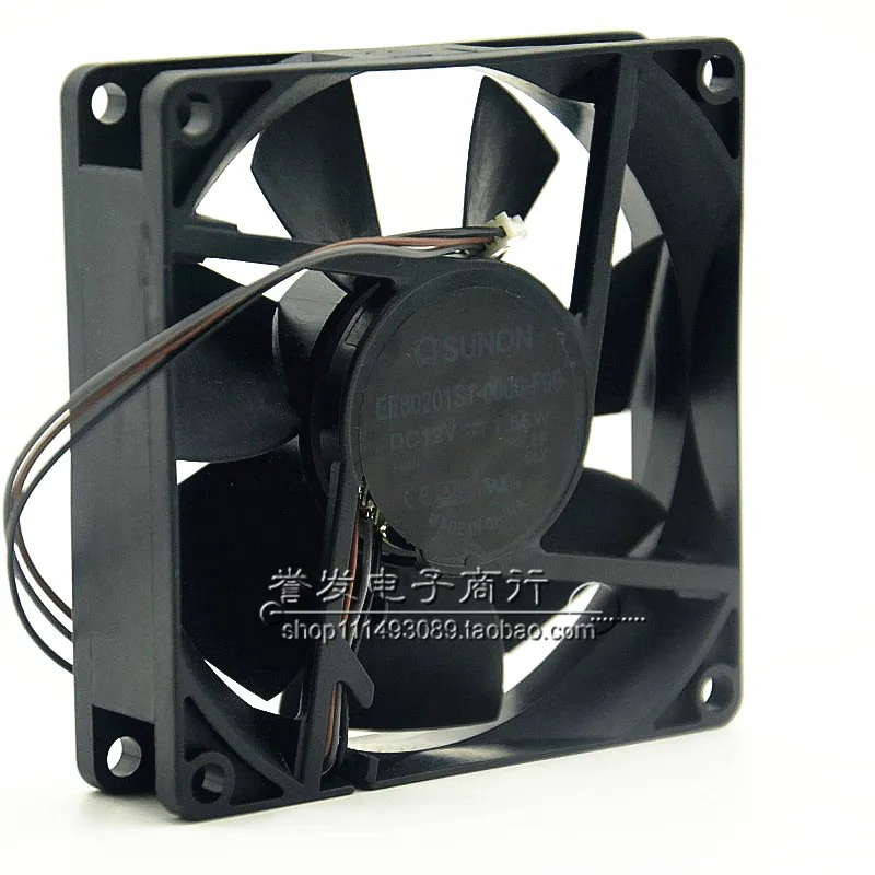 NIEUWE ORIGINELE EE80201S1-0000-F99 12 V 1.56 W PWM 8020 80x80x20mm KOELVENTILATOR RADIATOR