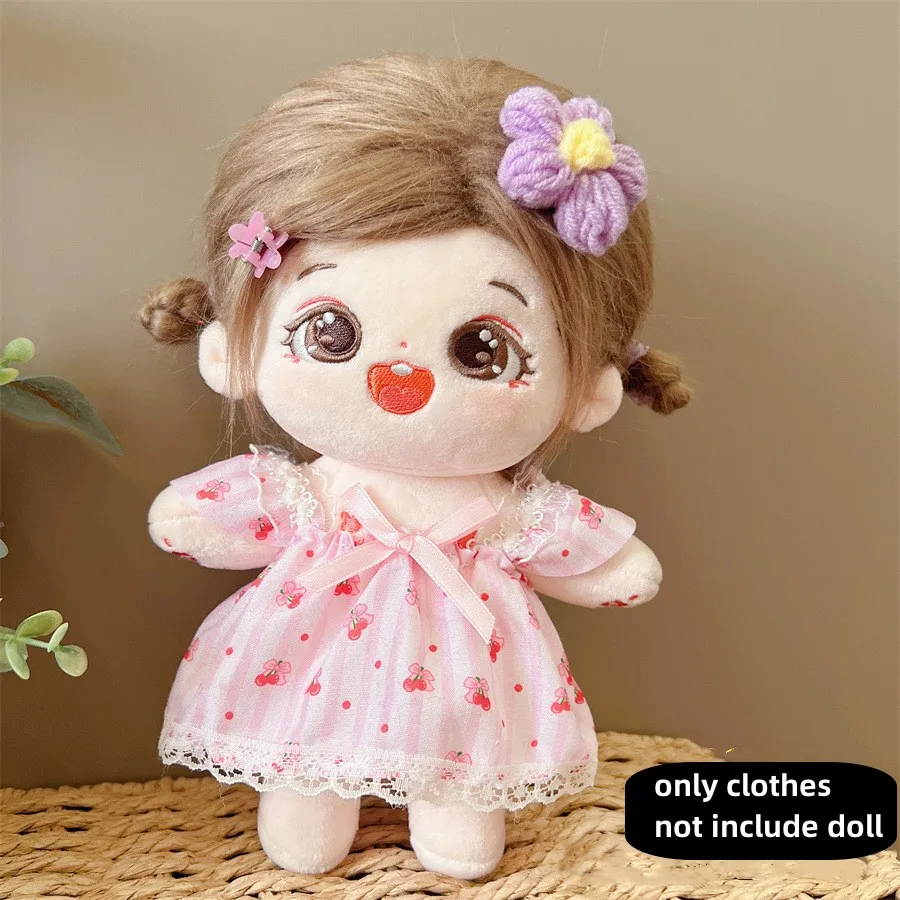 لطيف فستان Jk موحدة الملابس ل 20 سنتيمتر القطن أفخم لوليتا فستان الملابس تنورة موضة رداء غير رسمية الجوارب فتاة ملحقات لعبة