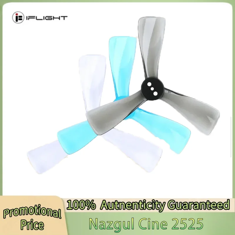 

2Pair IFlight Nazgul Cine 2525 2.5X2.5X3 Three Blade Propeller Blade for RC FPV Freestyle 2.5inch Cinewhoop Ducted Drone