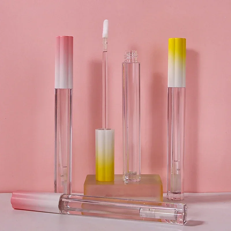 Blossom śliwy błyszczyk do ust pusta tubka błyszczyk wielokolorowy wybór gradientowy błyszczyk do ust tubka pojemniki kosmetyczne butelka wielokrotnego napełniania