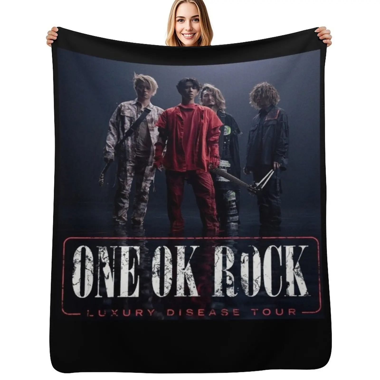 one ok rock Classic Throw Blanket Multi Purpose Soft Warm Blanket for Home Travel