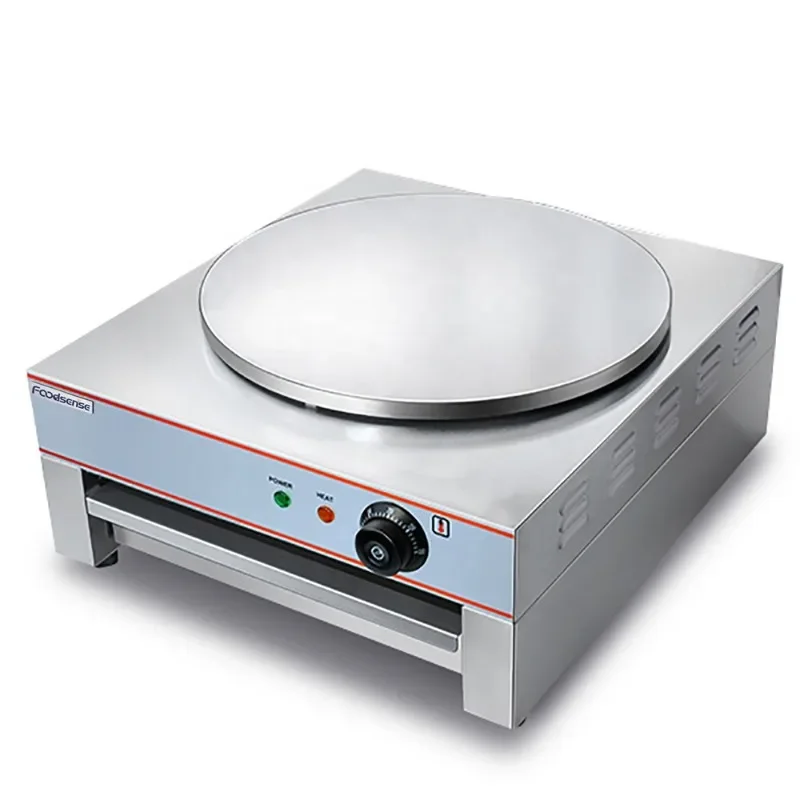 Commercial Electric Gas Non-Stick Optional Accessories Crepe Making Machine  Home Automatic Portable Pancake Crepe Makers