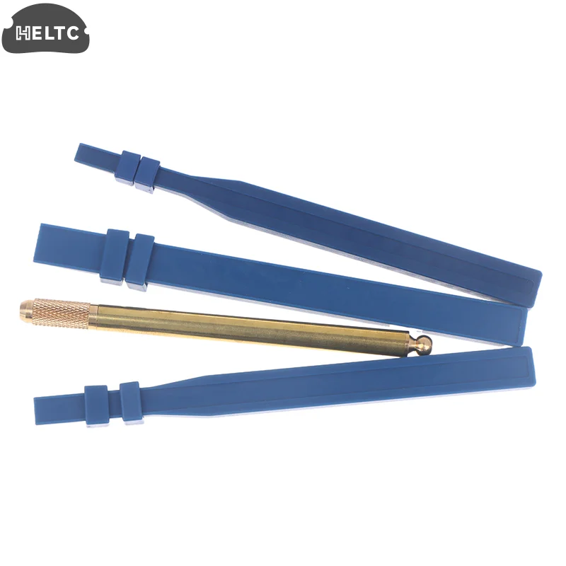 1 قطعة حامل مشابك من حجر الزيت مقبض للألياف حجر الزيت سوبر قالب سيراميك أدوات الطحن مشبك حجر زيت الألياف