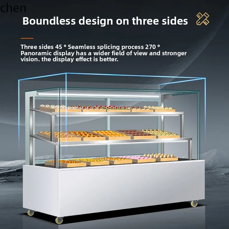 ZML Armadietto per pasticceria cinese Vetrina per torte Pasticceria commerciale Bevande refrigerate Frutta Armadietto per la conservazione della freschezza