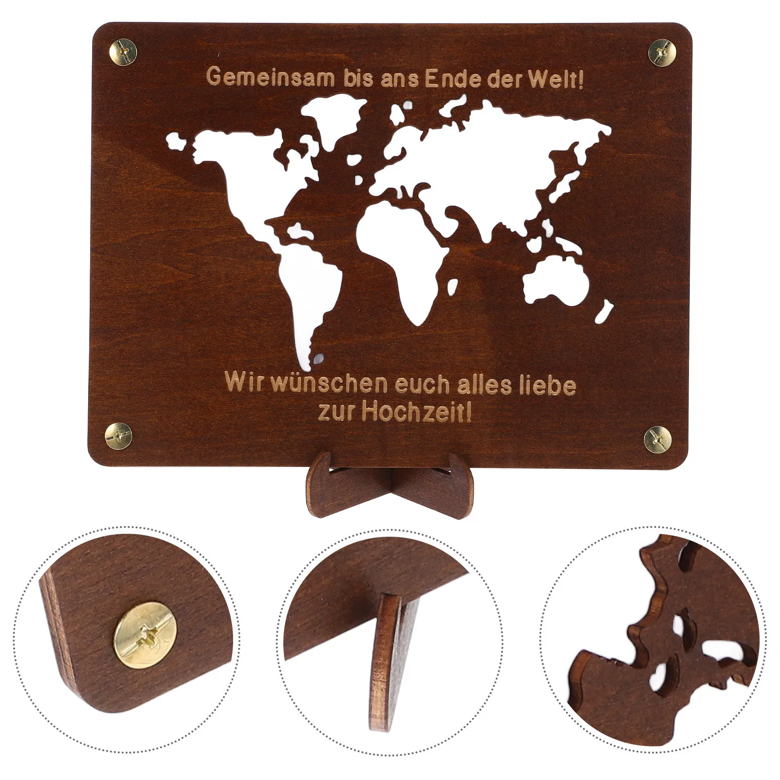 

Wood Rectangular Money Clip Wooden Cash Holder Graduation Gift Money Container Portable Wallet Graduation Cash Wallet