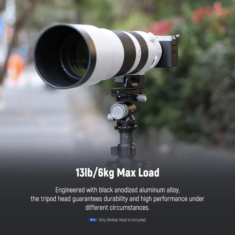 حامل ثلاثي القوائم من الألومنيوم برأس أحادي القوائم خفيف الوزن لمراقبة الطيور