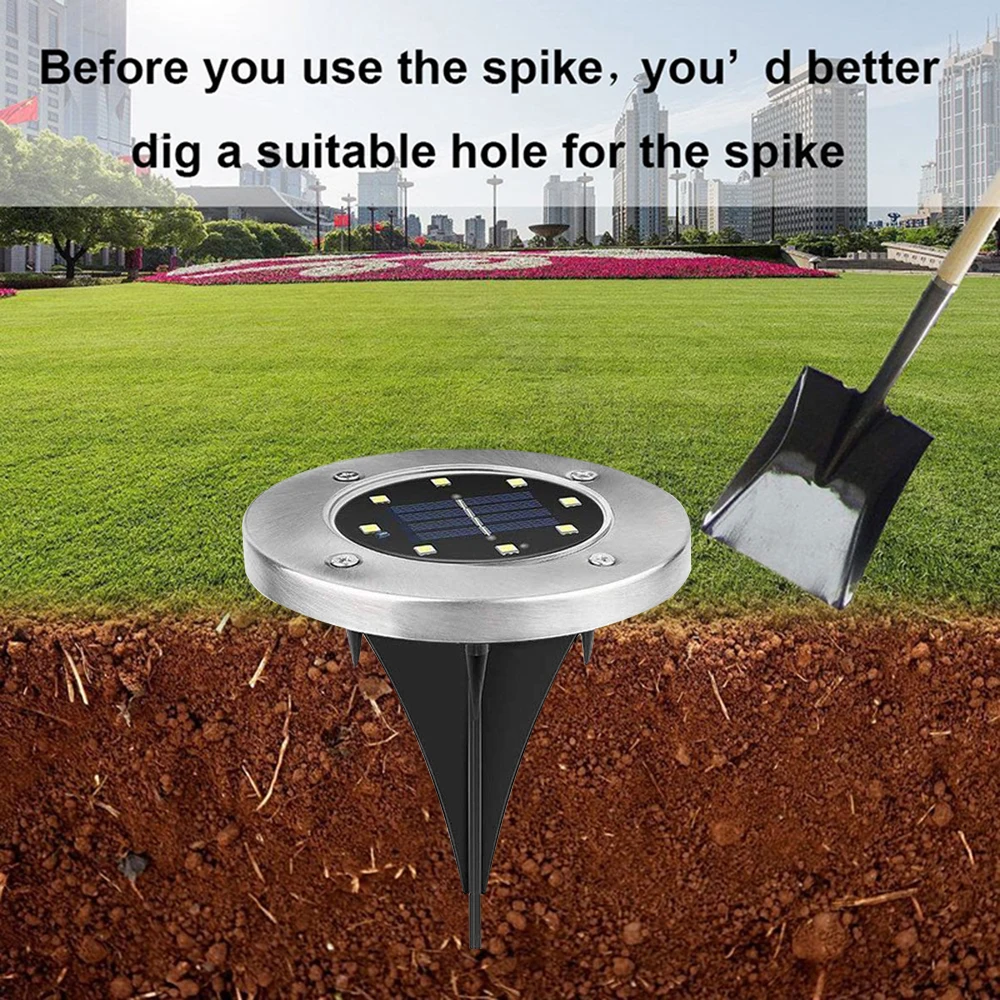 Color-changing Long-lasting Durable Energy-efficient Weatherproof Automatic Color-changing Landscape Lights Eco-friendly Solar