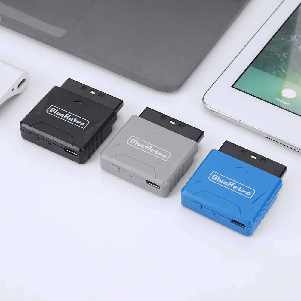 Adapter für drahtlose Game controller für ps2/ps1-Controller-Empfängeradapter, kompatibel mit 8bitdo/ps4/ps5/xbox one s/wii/switch