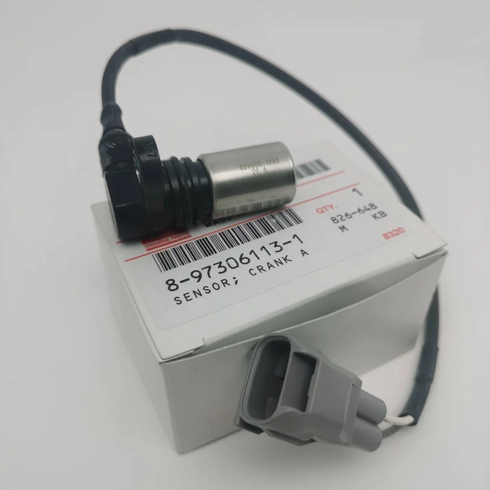 4HK1 مستشعر موضع العمود المرفقي 8-97306113-1 029600-1290 6HK1 مستشعر موضع العمود المرفقي